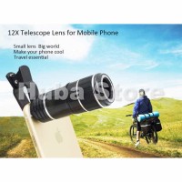 Jual Premium Tele Lens 12x Lensa Smartphone Clip / Jepit Universal Murah