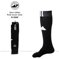 Jual Kaos kaki Futsal /Bola Dewasa Adidas hitam panjang selutut Murah