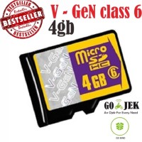 Jual Micro SD V-Gen 4GB Original Class 6 Memory Card Vgen 4 GB Murah