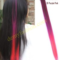 Jual Hair clip rambut ombre warna warni part 1 Murah