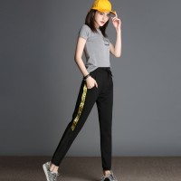 Jual celana panjang training Off White yellow limited edition fashion Murah