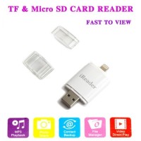 Jual iReader 3 in 1 for Iphone Ipad Ipod with Memory Slot Micro USB Murah