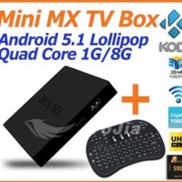 Paket Android smart tv dongle + Mini Wireless keyboard mouse touchpad