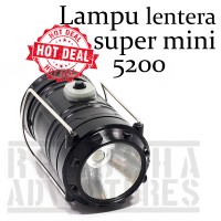 Jual LAMPU SENTER LENTERA SUPER MINI TYPE 5200 Murah