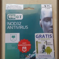 Jual Antivirus Eset Nod 32 3pc/ nod32 antivirus 3 user Murah