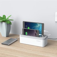 Jual ORICO PB1028 Storage Box Organizer for Desktop Charger - White Murah