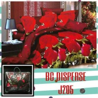 Jual Bedcover Set 3D Disperse Bahan Bonita Murah