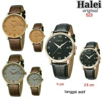 Jam tangan couple Halei 523 Original