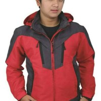 Jual Jaket Windbreaker Outdoor Red sporty Murah