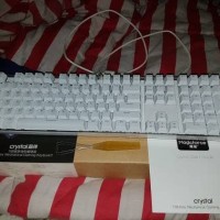 Jual Magicforce Crystal 108 Mechanical Keyboard Gateron Blue Murah