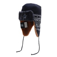 Jual Topi Kupluk Beanie Trapper Salju Dallas Bintang Hitam New Era IMPORT Murah