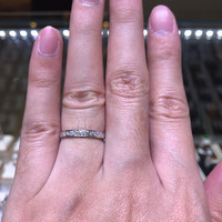 cincin berlian eropa listring emas putih rangka hongkong terbaik