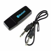 Jual usb bluetooth receiver adapter + kabel aux 3,5mm jack Murah