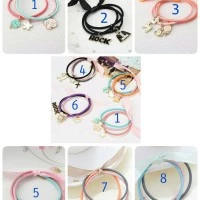 Ikat karet karet rambut korea (Retail/Grosir) - KD025-1/2/3/4/5/6/7/8