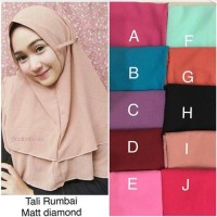 instan rempel dua/jilbab tali/hijab terbaru