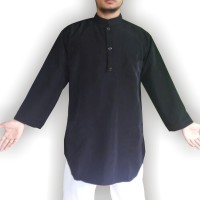 Jual gamis hitam polos murah Murah