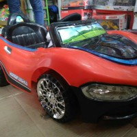 Mobil Mini mainan anak aki dua dinamo Mobil listrik remote control
