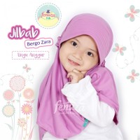 Jual Jilbab / Kerudung / Bergo Anak dan Bayi 2-4thn Lucu Murah Merk Fenuza Murah
