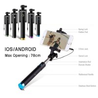 Tongsis Monopod Kabel / Tongkat Selfie FDT-3 Black