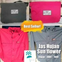 Jual BEST SELLER!! JAS HUJAN SUN FLOWER SUNFLOWER RAIN COAT MANTEL MOTOR Murah