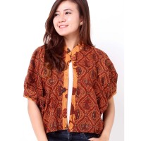 Jual CARDIGAN BATIK SHANGHAI KUPU (BA7680) Murah
