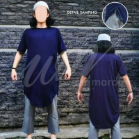 Jual Gamis Kaos Pakistan Navy Baju Koko Kurta Murah