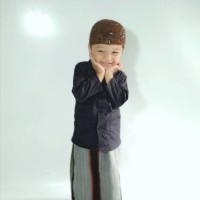 Jual setelan anak(baju koko hitam & celana sarung anak wadimor)ukuran 3-5th Murah