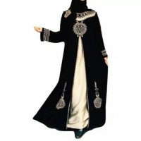 Jual gamis abaya bordir turky plus pasmina Murah
