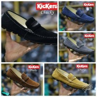 Jual sepatu casual pria kickers chucky slip on mocasin suede Murah