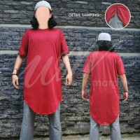 Jual Gamis Kaos Pakistan Maroon Baju Koko Kurta Murah