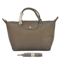 TAS BRANDED WANITA AUTHENTIC LONGCHAMP LE PLIAGE CUIR MEDIUM ORIGINAL