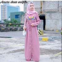 Pakaian Wanita/ Dress Amore Muslim/ Trendy/ Kekinian
