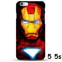 OP4675 FOR IPHONE 5 5S HARD CASE IRON MAN GOOD PRINT CASING I KODE Bi