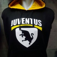 Jual JAKET HOODIE SWEATER BASEBALL BOLA JUVENTUS HITAM Murah