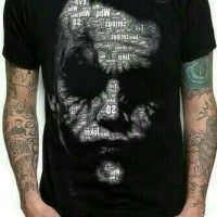 Jual Kaos 3D Typo Joker Face Murah