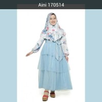 Jual Baju Muslim Anak Perempuan Balita TK SD, Gamis Pesta Anak Aini 170514 Murah