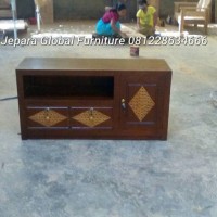 bufet jati minimalis ceplok (meja tv,nakas,dipan,sofa,lemari,kursi )