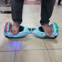 Jual Smartwheel Classic Double Led Bluetooth Music / Hoverboard Murah