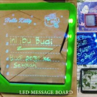Jual Papan Tulis Led Board Tulisan Cahaya Nyala Light Murah