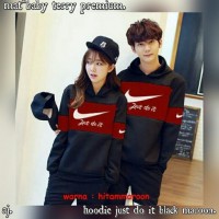 BAJU / SWEATER / JAKET HOODIE COUPLE NIKE KOREAN STYLE HARGA SEPASANG