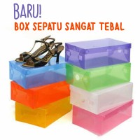 Jual DIY Kotak / Box Sepatu Plastik Tebal Promo Murah