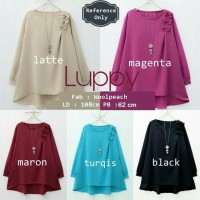 Jual Baju Atasan Wanita Muslim Luppy Blus Blouse Tunik Murah TErbaru Murah