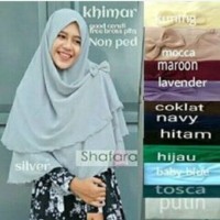 Jilbab Instan Shafara / Khimar / Hijab / Kerudung Langsungan Jumbo