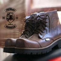 Jual Sepatu Pichboy Original Kulit Safety Boots Pria Underground Murah