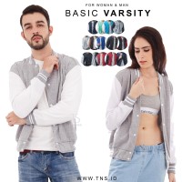 Jual Jaket Baseball Polos Cotton Fleece M,L,XL (30 Warna) Murah