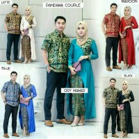 Jual Baju batik couple sarimbit seragam pesta hijab gamis muslim long dress Murah