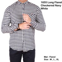 Jual kemeja lengan panjang flanel / kemeja kotak pria flanel / baju flanel Murah