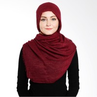 Jilbab Elzatta Selma Malinda Pashmina - Maroon.