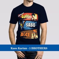 Jual Kaos Distro Baju Murah Anime Kartun - One Piece ONEPIECE SABO ASL Murah