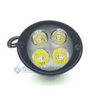 Jual Baru New Lampu Tembak Sorot LED Spion Motor Cree 4 Mata 12W 12V-24V Sp Murah